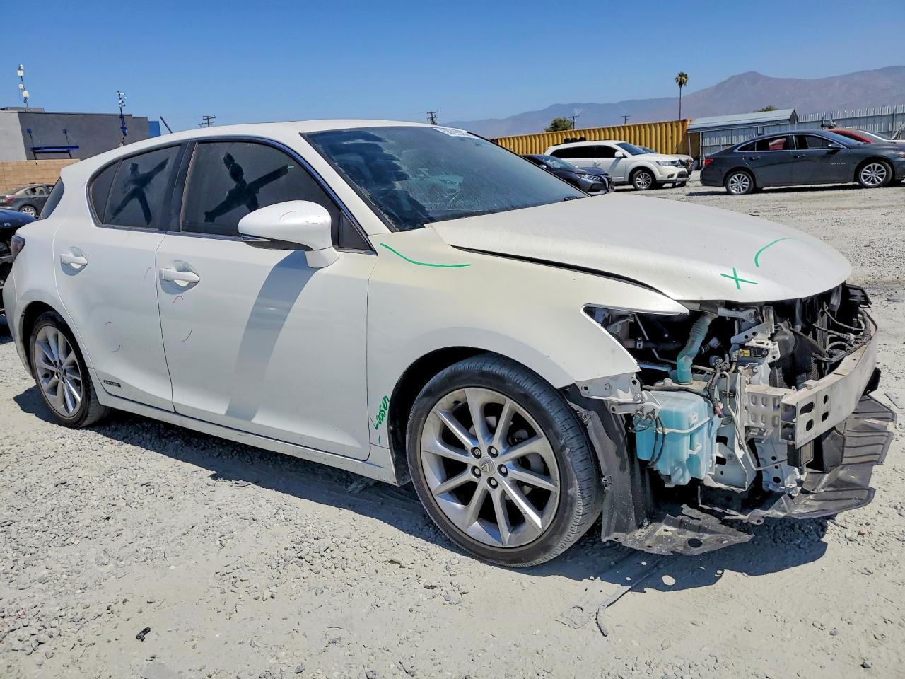 2013 Lexus Ct 200 Белый vin: JTHKD5BH4D2129347