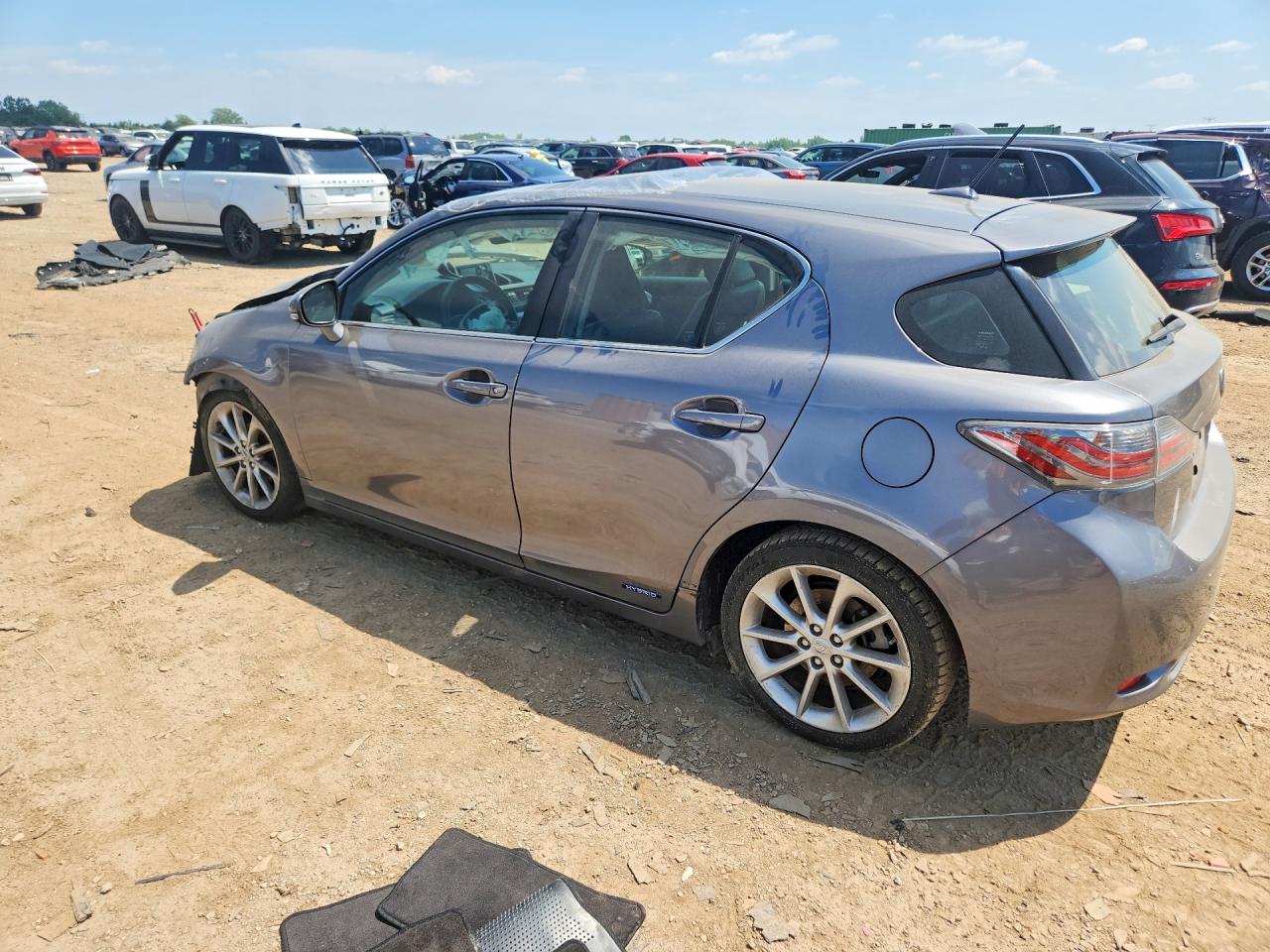2013 Lexus Ct 200 Gray vin: JTHKD5BH4D2167659