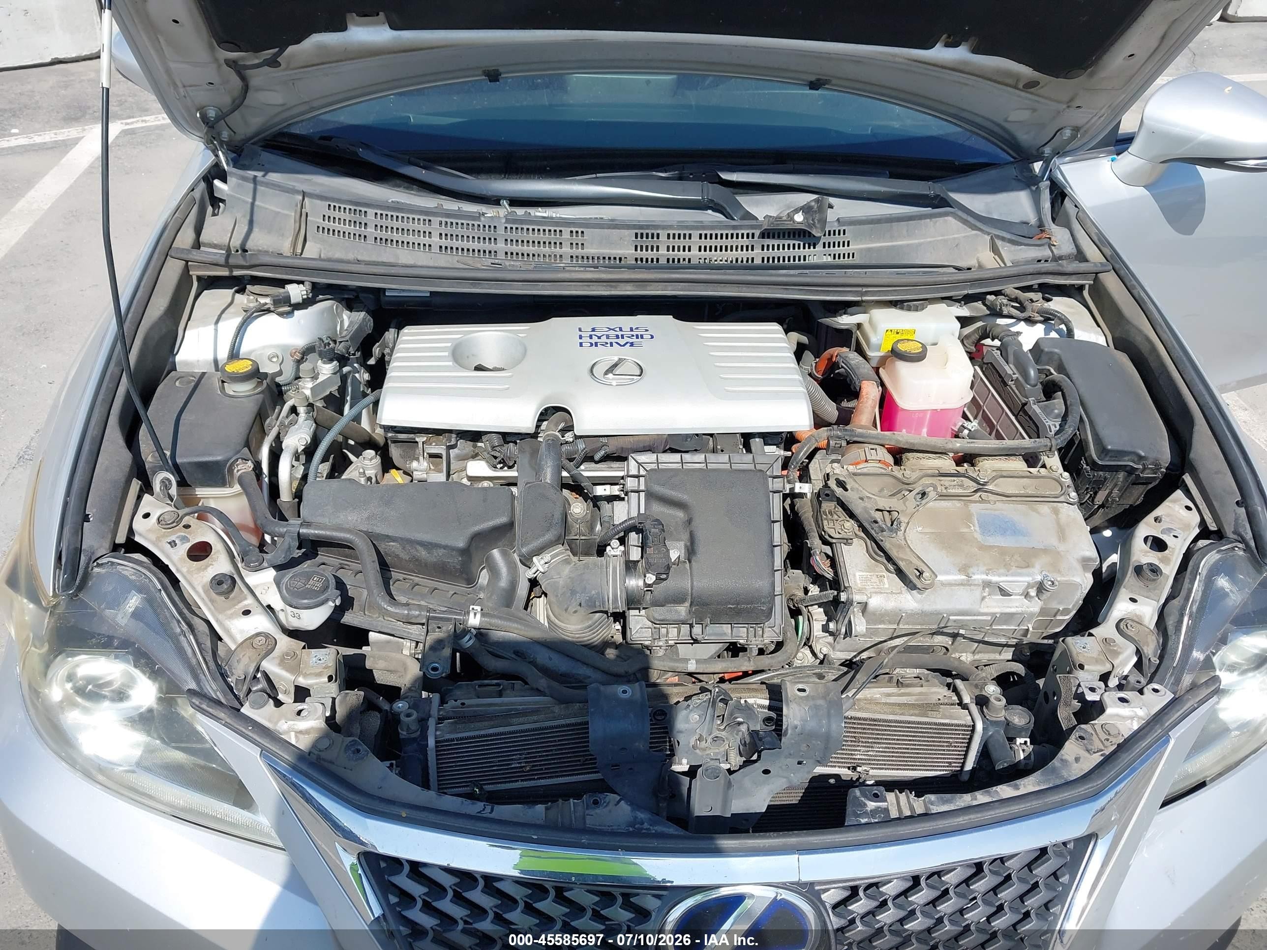 2014 Lexus Ct 200h Silver vin: JTHKD5BH4E2183779