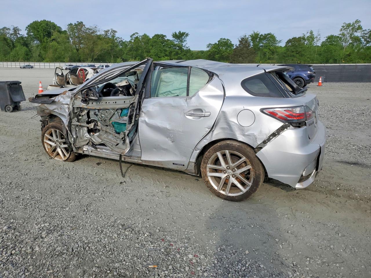 2014 Lexus Ct 200 Серебряный vin: JTHKD5BH4E2190019