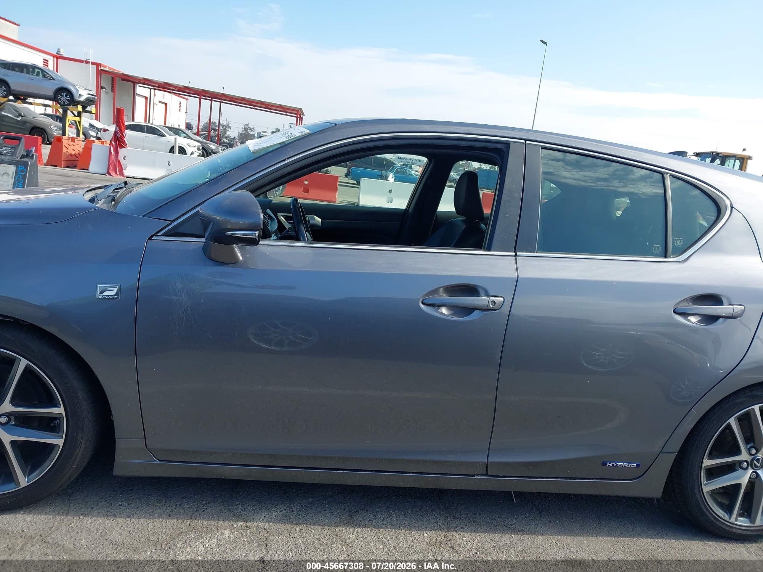 2014 Lexus Ct 200h   Gray vin: JTHKD5BH4E2206557