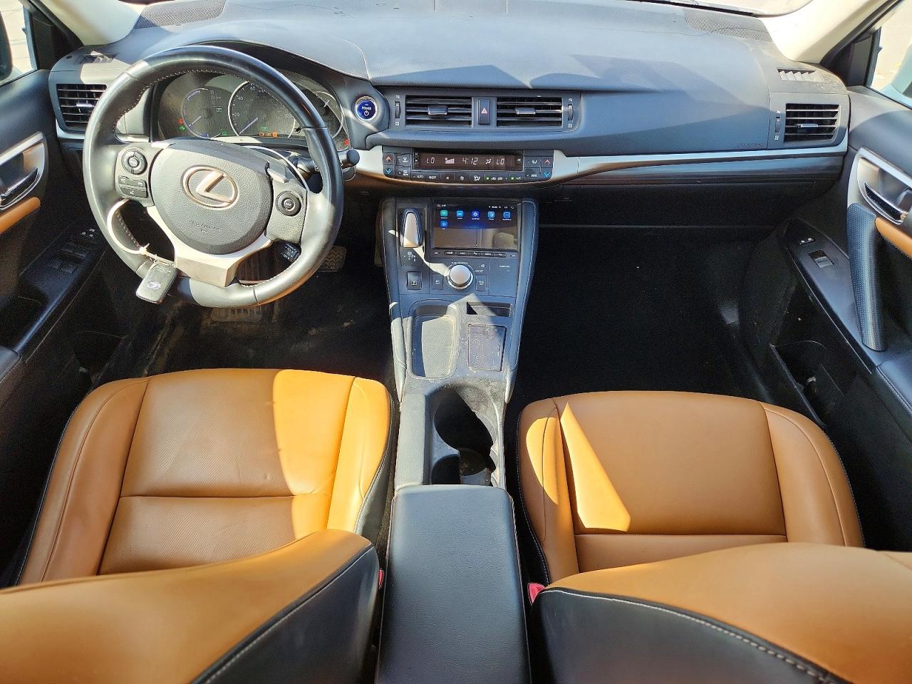 2015 Lexus Ct 200 White vin: JTHKD5BH4F2212134