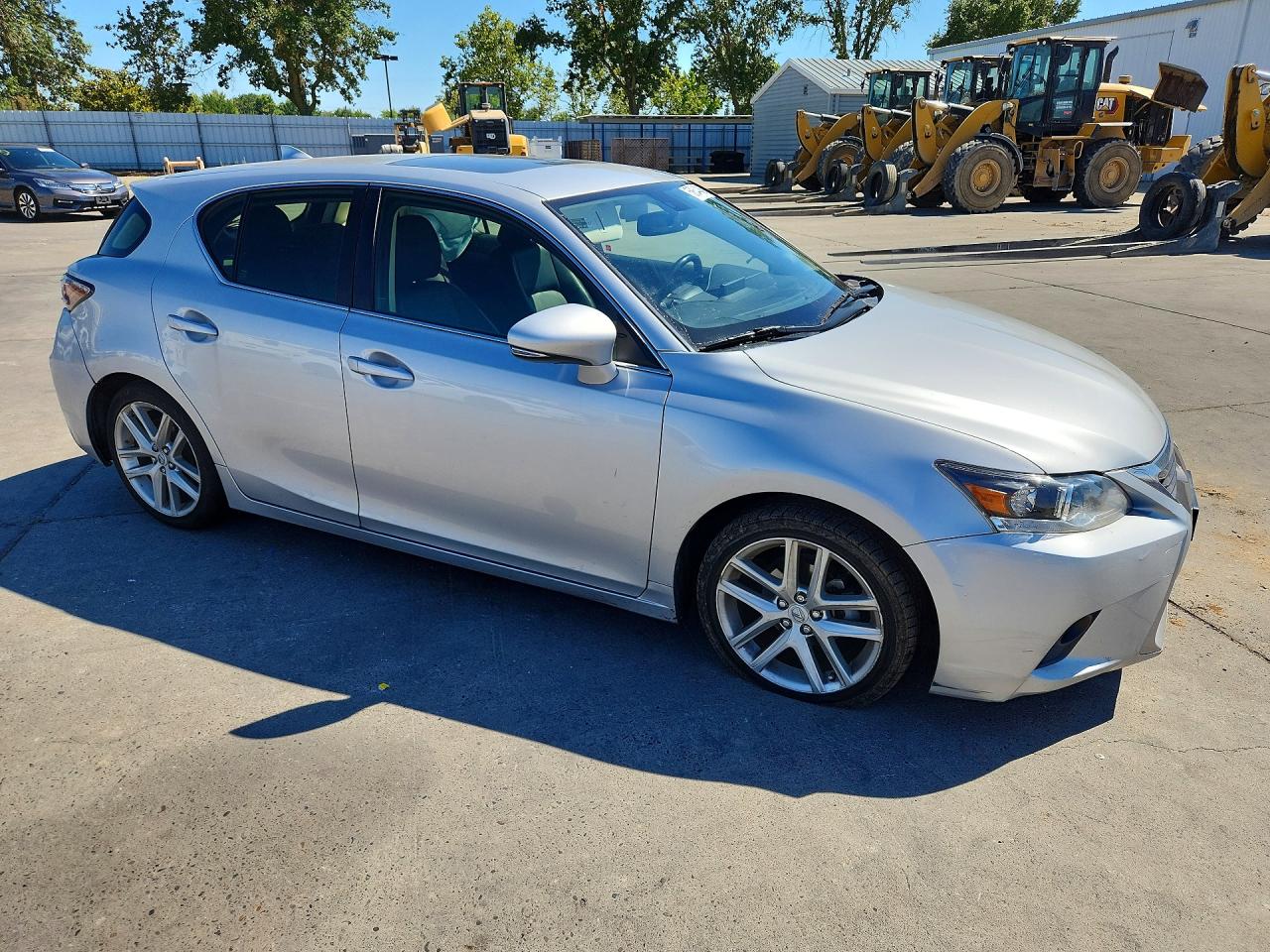 2015 Lexus Ct 200 Silver vin: JTHKD5BH4F2219701