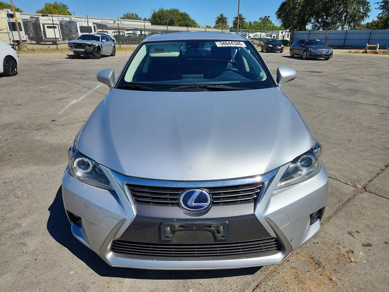 2015 Lexus Ct 200 Silver vin: JTHKD5BH4F2219701