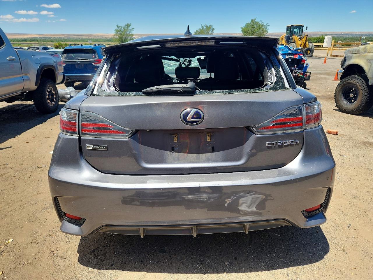 2015 Lexus Ct 200 Charcoal vin: JTHKD5BH4F2220833