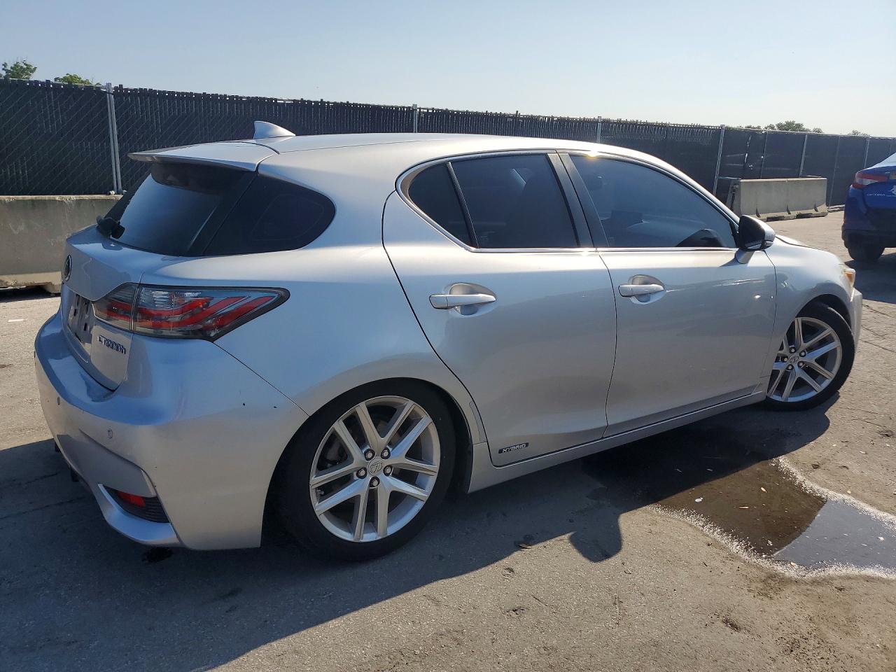 2015 Lexus Ct 200 Silver vin: JTHKD5BH4F2221920