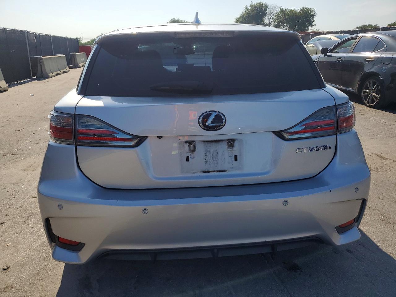 2015 Lexus Ct 200 Silver vin: JTHKD5BH4F2221920