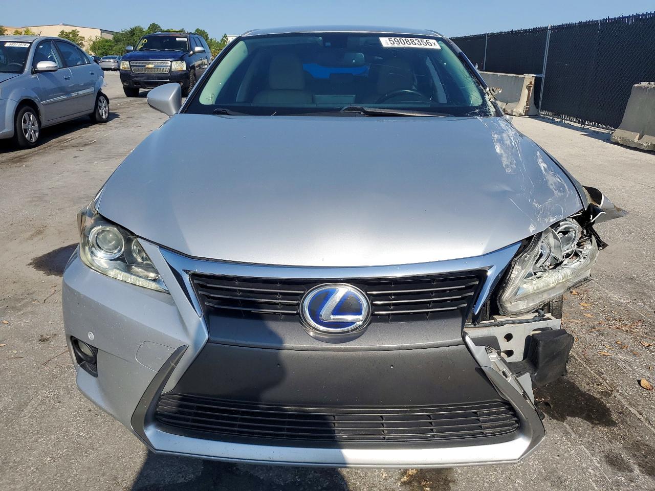 2015 Lexus Ct 200 Silver vin: JTHKD5BH4F2221920