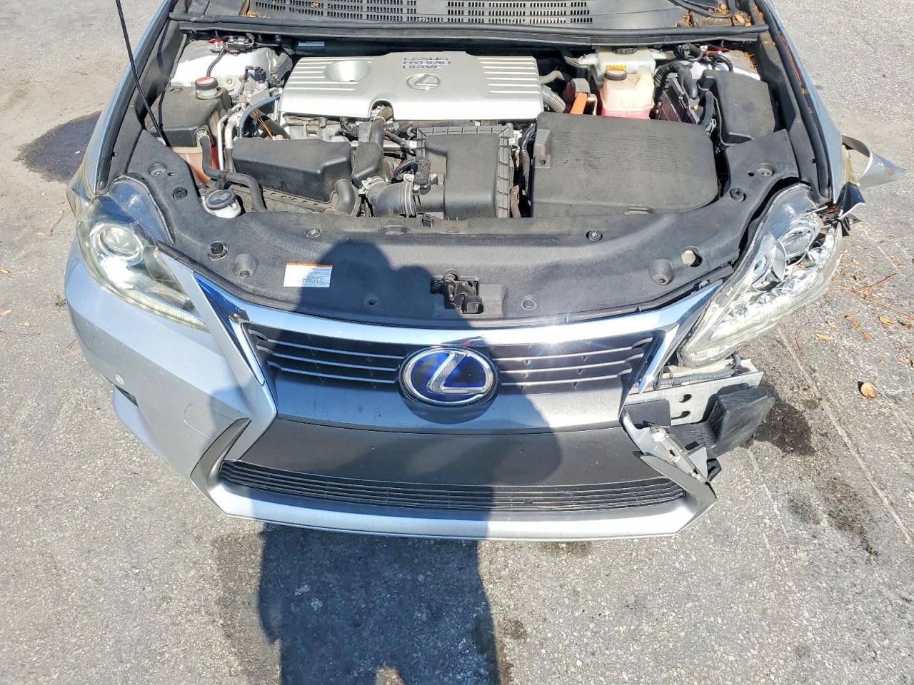 2015 Lexus Ct 200 Silver vin: JTHKD5BH4F2221920