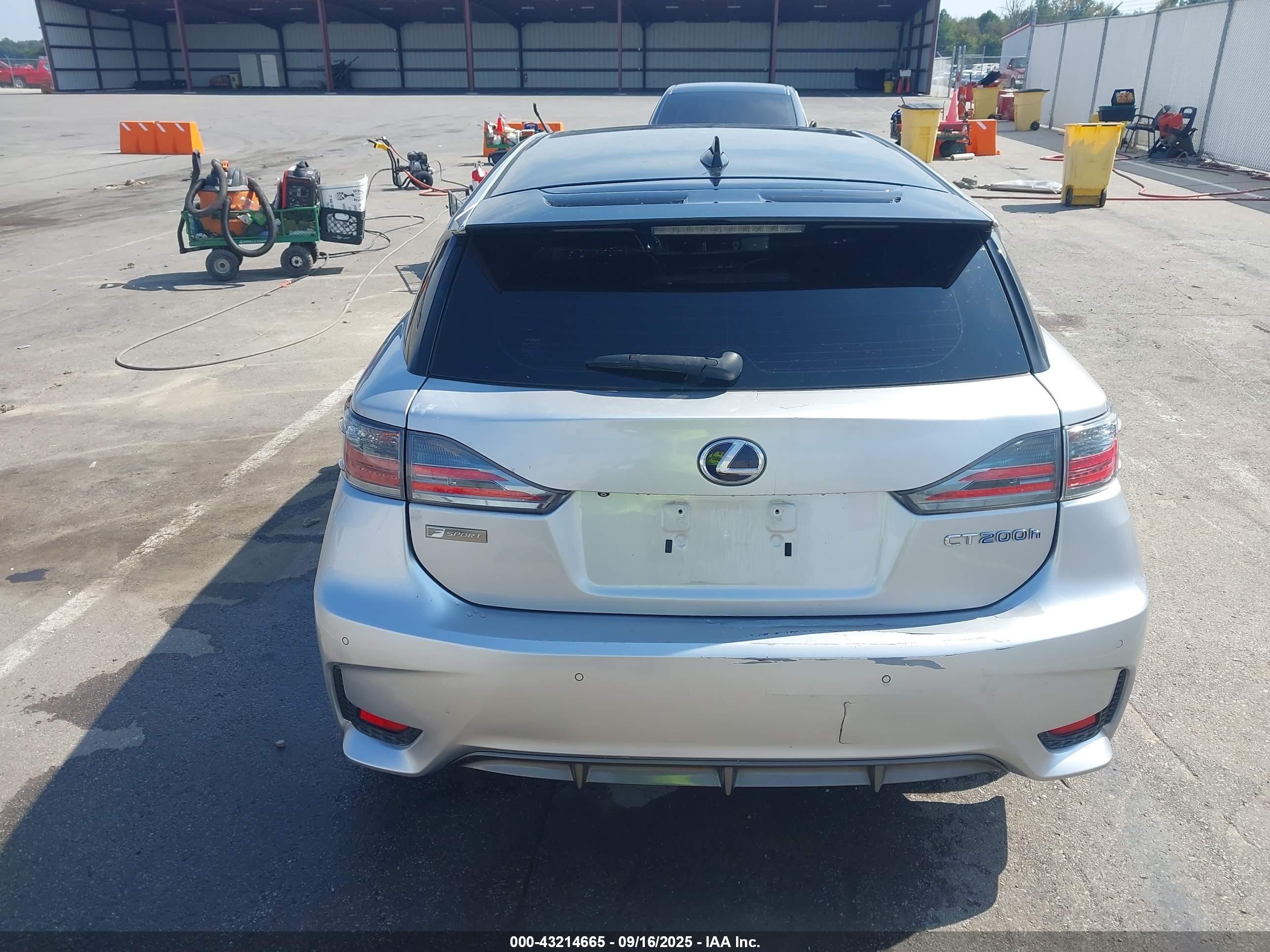 2015 Lexus Ct 200h   Silver vin: JTHKD5BH4F2223148