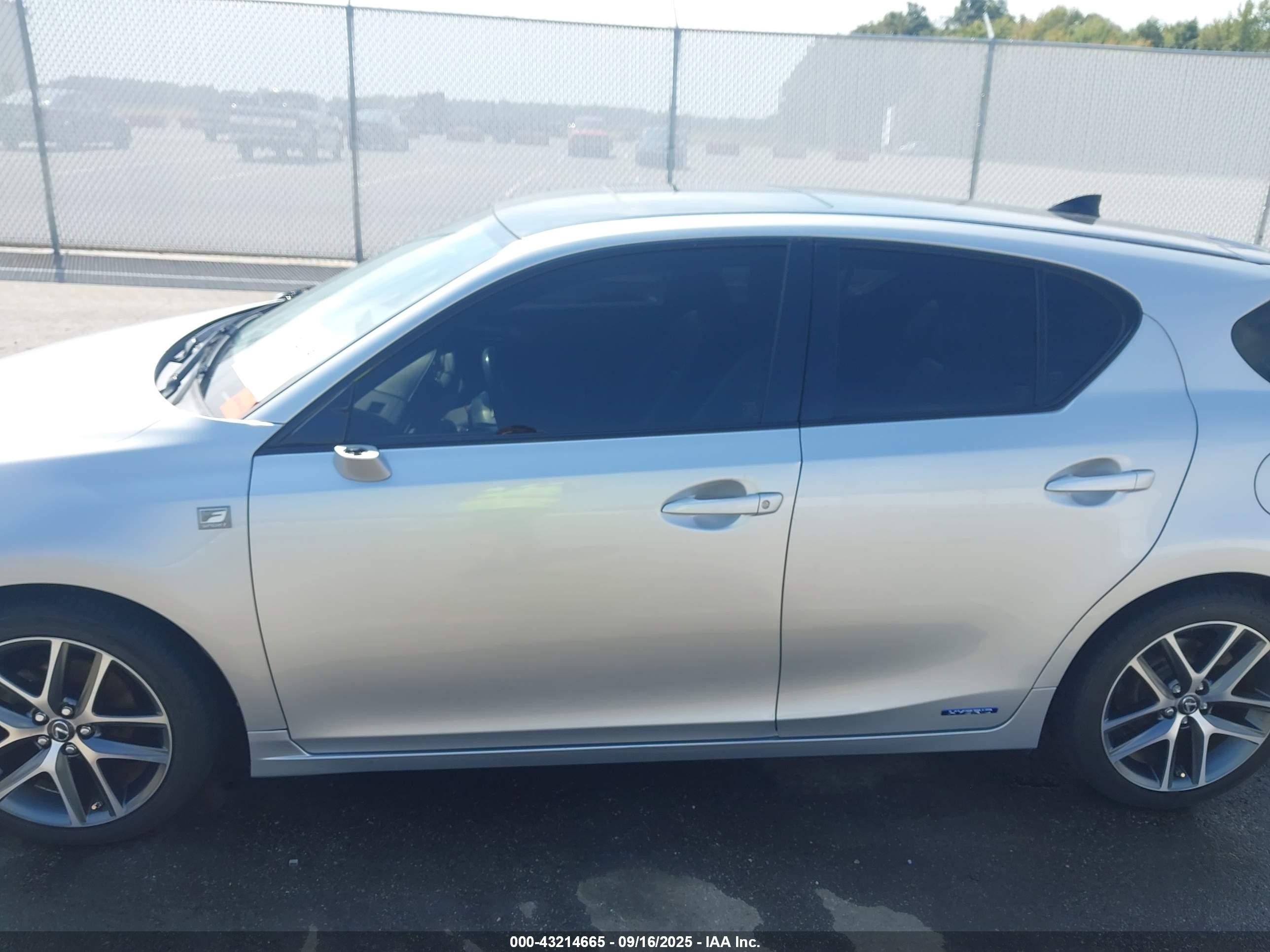 2015 Lexus Ct 200h   Silver vin: JTHKD5BH4F2223148