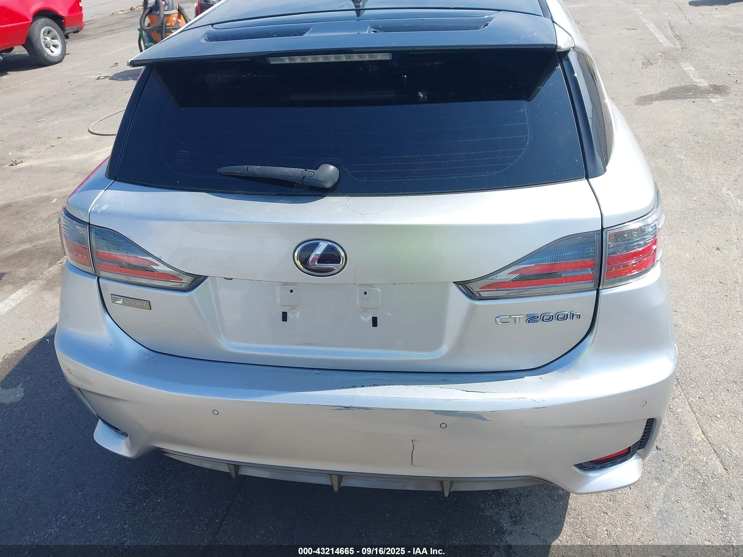2015 Lexus Ct 200h   Silver vin: JTHKD5BH4F2223148