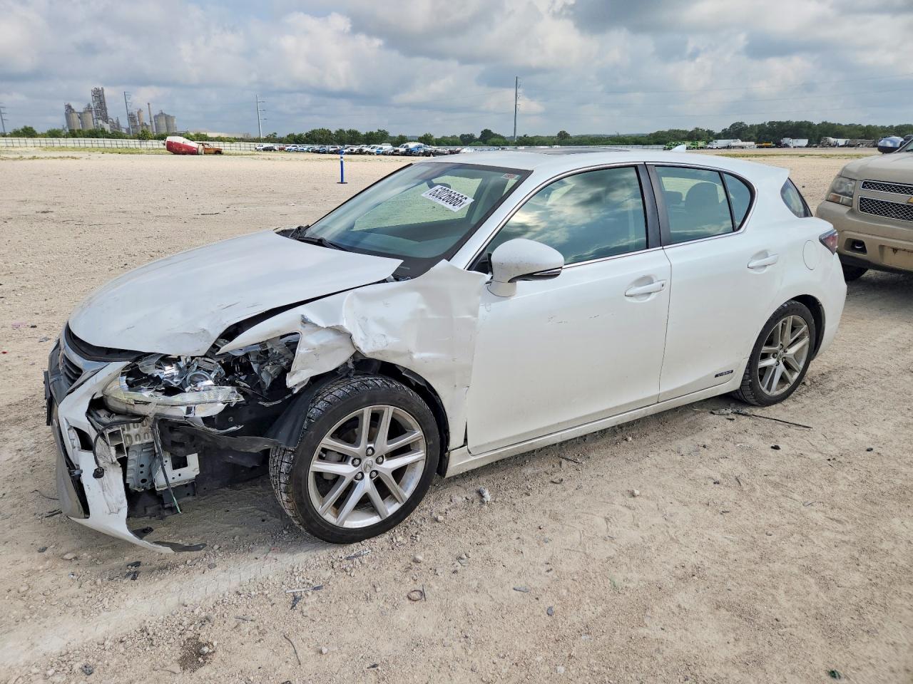 2015 Lexus Ct 200 Белый vin: JTHKD5BH4F2225627