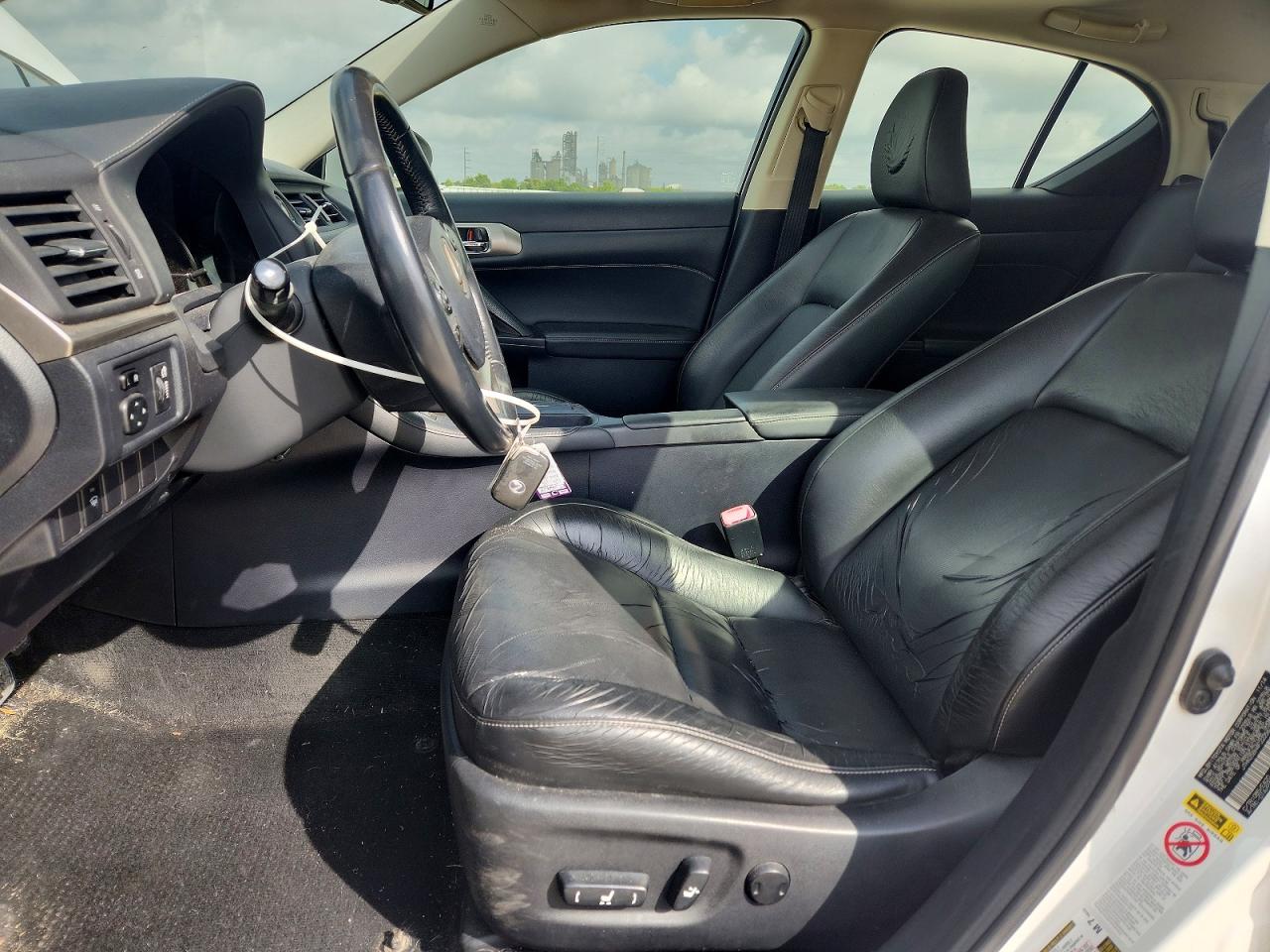 2015 Lexus Ct 200 White vin: JTHKD5BH4F2225627
