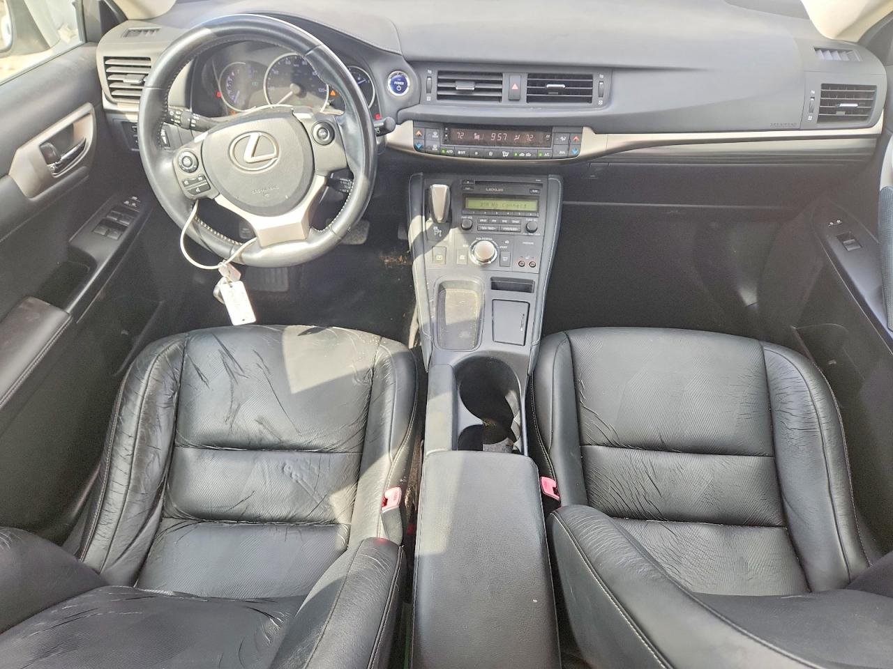 2015 Lexus Ct 200 White vin: JTHKD5BH4F2225627