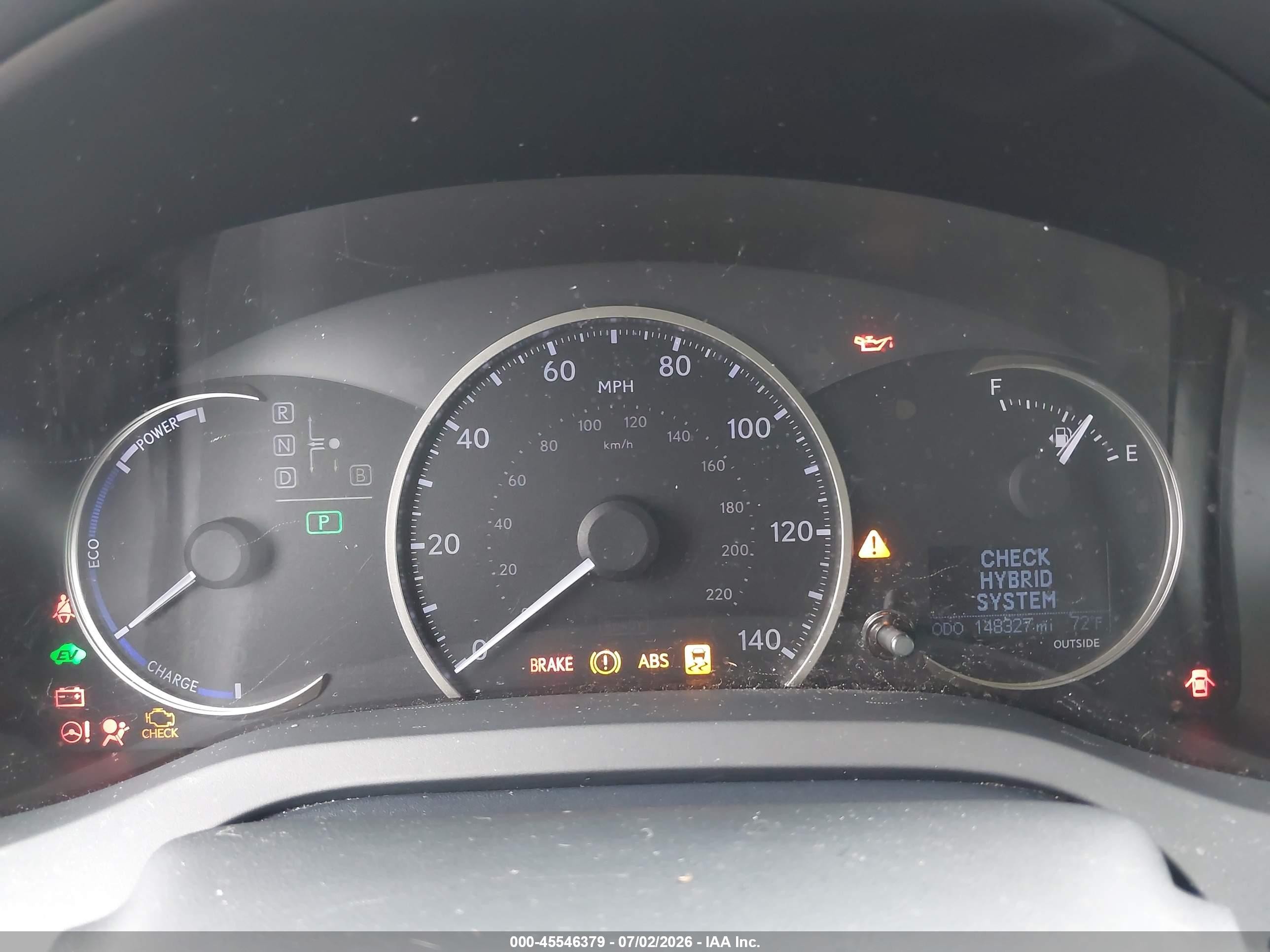 2015 Lexus Ct 200h   Black vin: JTHKD5BH4F2226521