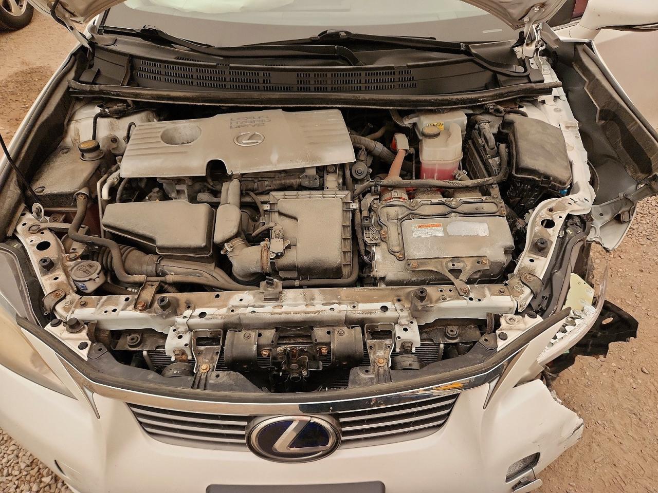 2011 Lexus Ct 200 White vin: JTHKD5BH5B2007237