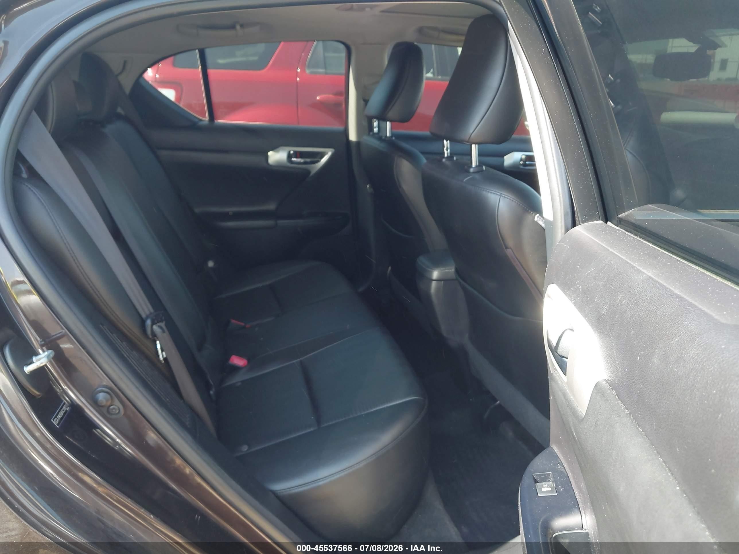 2012 Lexus Ct 200h Premium Brown vin: JTHKD5BH5C2082117