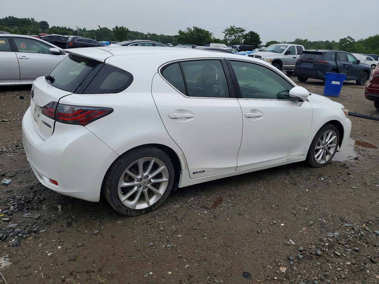 2012 Lexus Ct 200 Белый vin: JTHKD5BH5C2086314