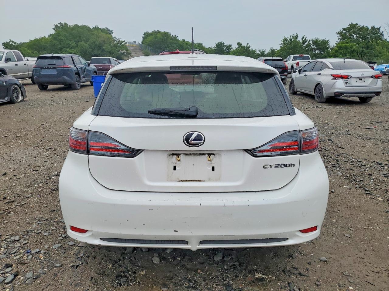 2012 Lexus Ct 200 Белый vin: JTHKD5BH5C2086314