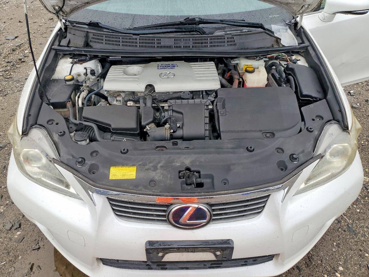 2012 Lexus Ct 200 Белый vin: JTHKD5BH5C2086314