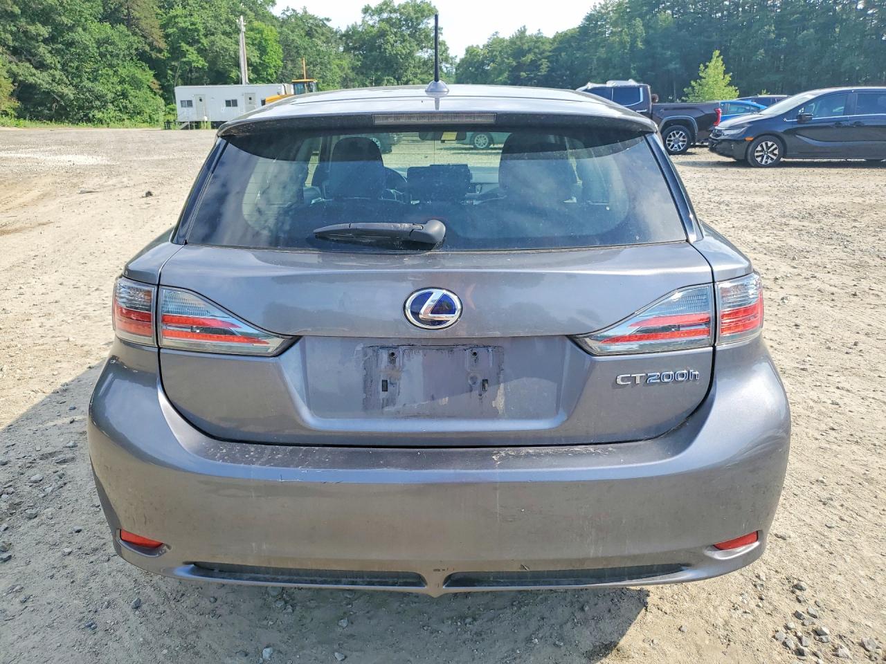 2012 Lexus Ct 200 Gray vin: JTHKD5BH5C2093649