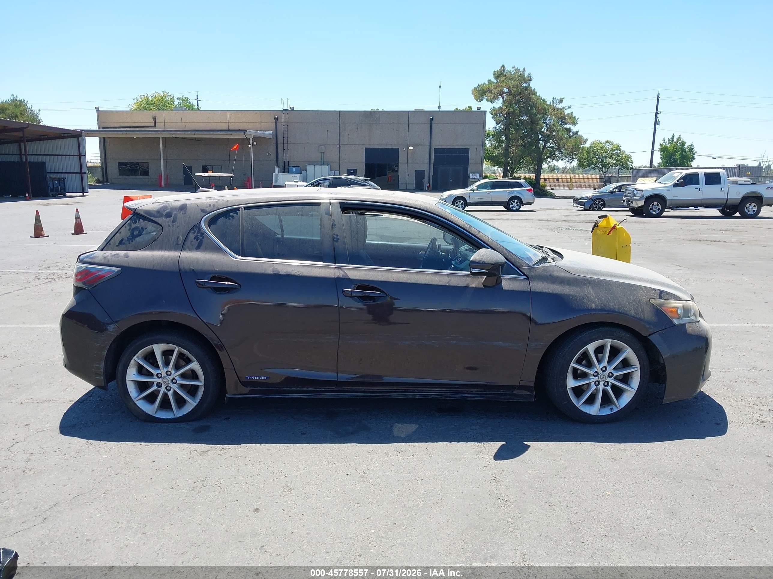 2012 Lexus Ct 200h Premium Коричневый vin: JTHKD5BH5C2107498