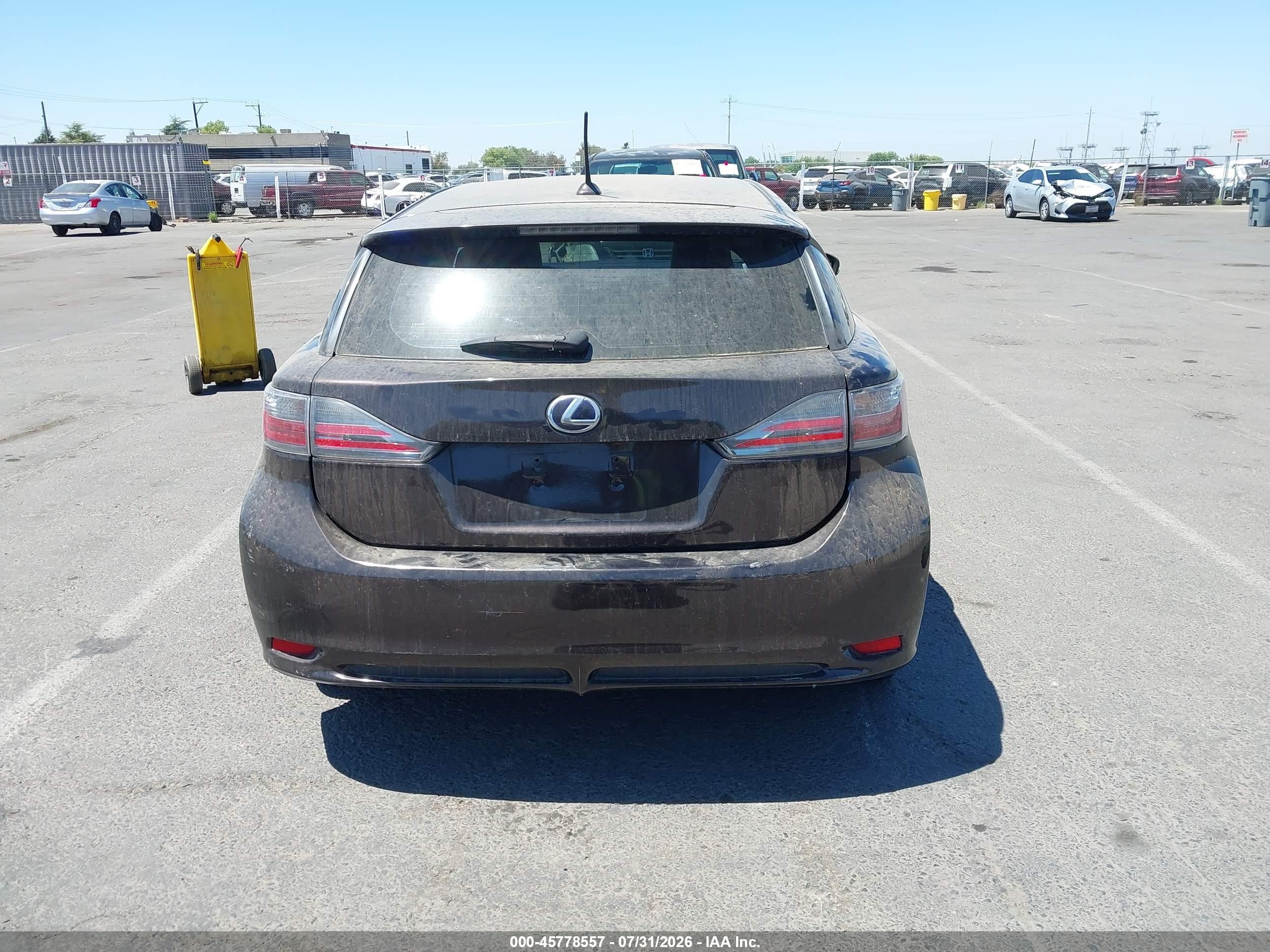 2012 Lexus Ct 200h Premium Коричневый vin: JTHKD5BH5C2107498