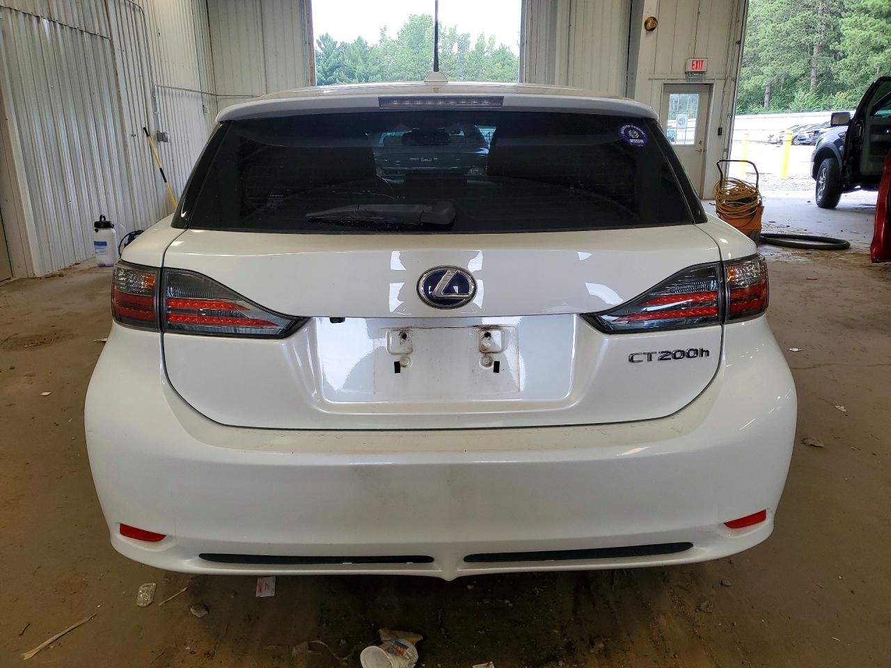 2012 Lexus Ct 200 White vin: JTHKD5BH5C2120106