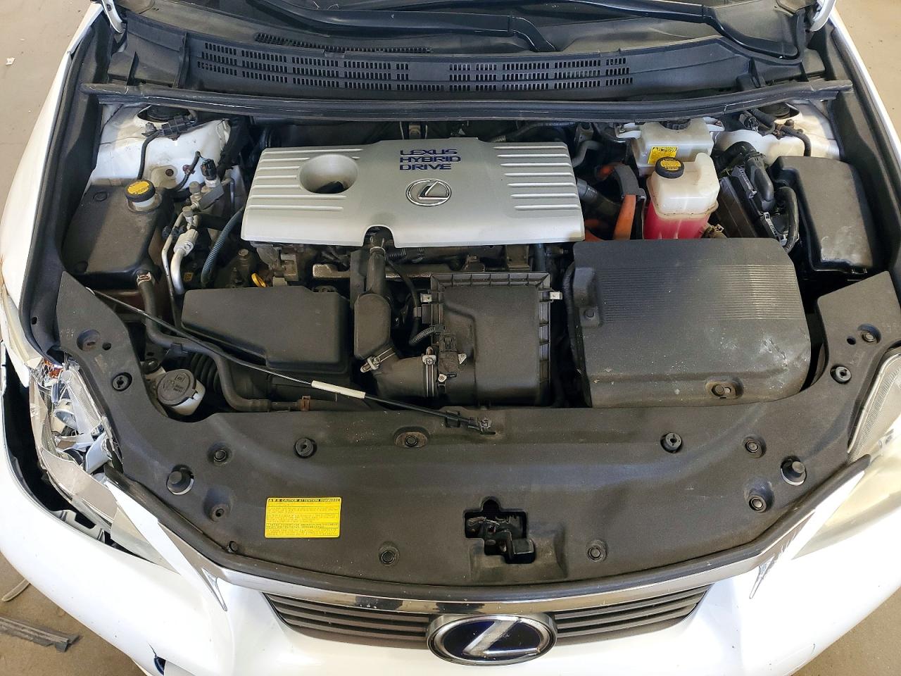 2012 Lexus Ct 200 White vin: JTHKD5BH5C2120106