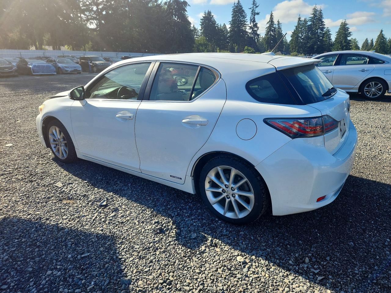 2013 Lexus Ct 200 White vin: JTHKD5BH5D2134931