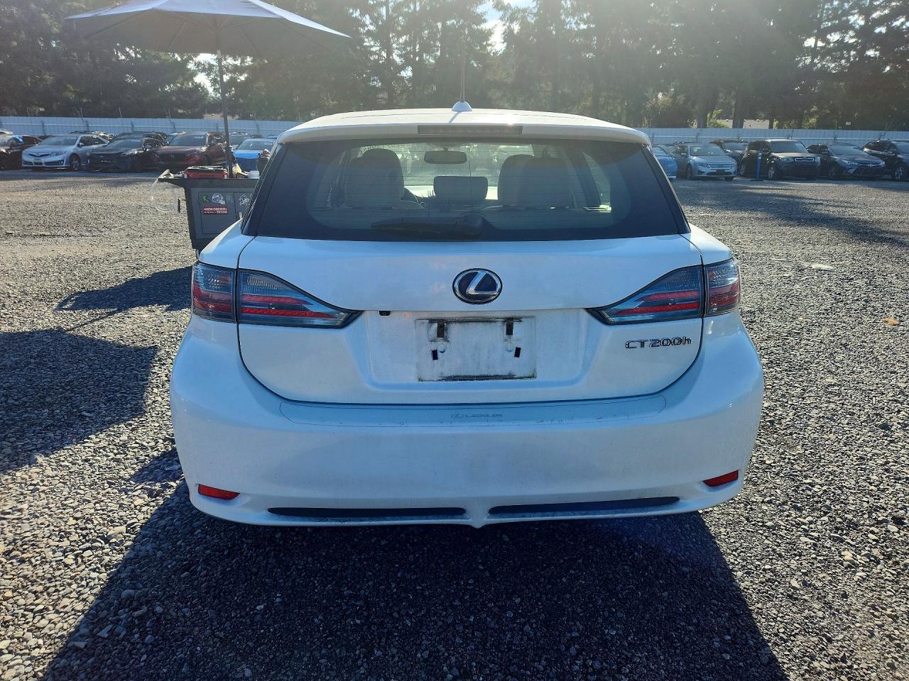 2013 Lexus Ct 200 White vin: JTHKD5BH5D2134931