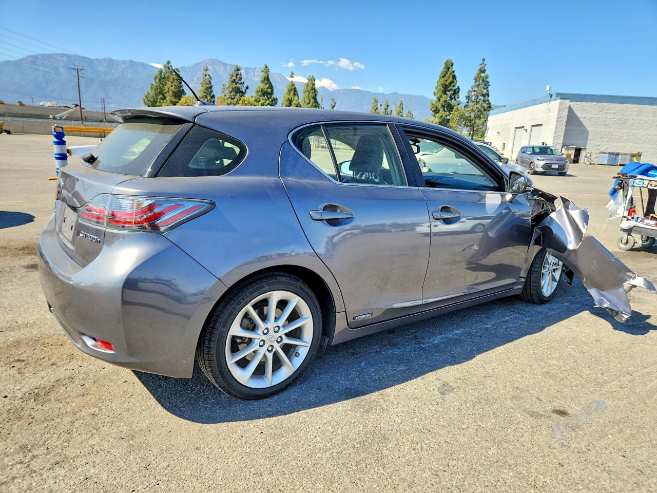 2013 Lexus Ct 200 Gray vin: JTHKD5BH5D2135951