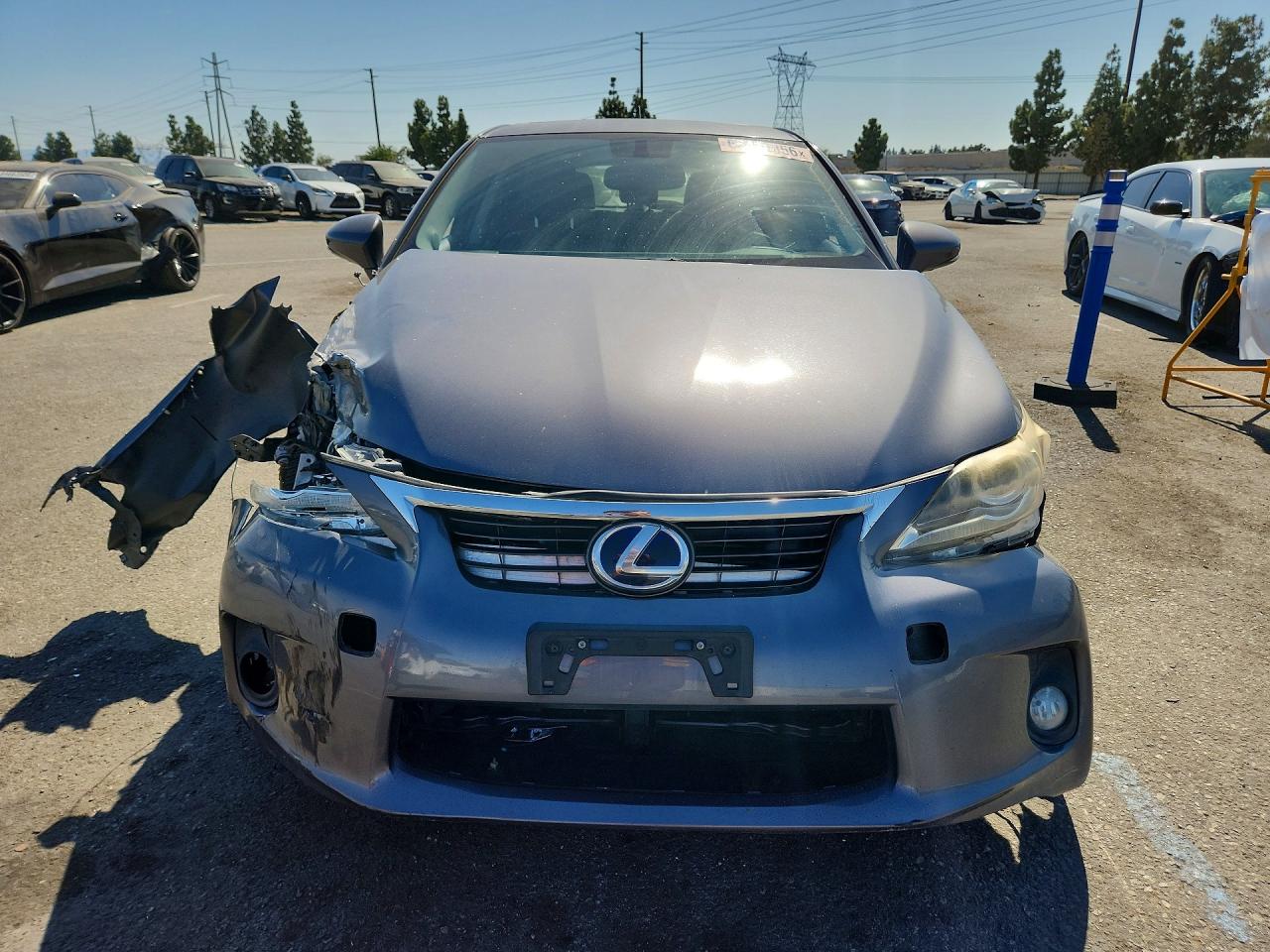 2013 Lexus Ct 200 Gray vin: JTHKD5BH5D2135951