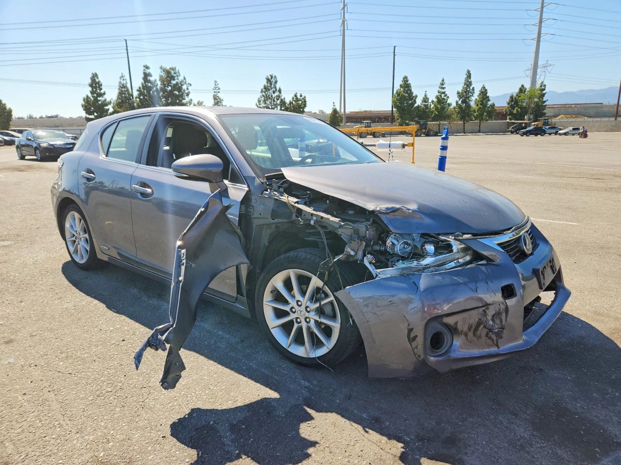 2013 Lexus Ct 200 Gray vin: JTHKD5BH5D2135951