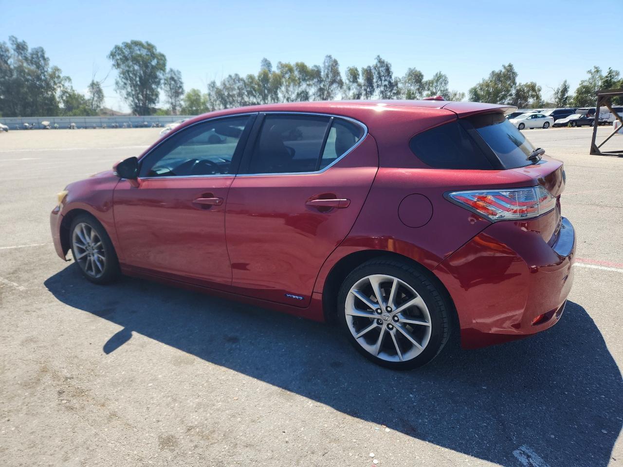 2013 Lexus Ct Красный vin: JTHKD5BH5D2147436