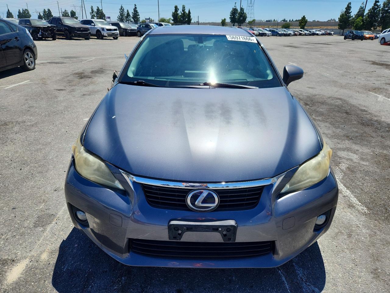 2013 Lexus Ct 200 Gray vin: JTHKD5BH5D2149588