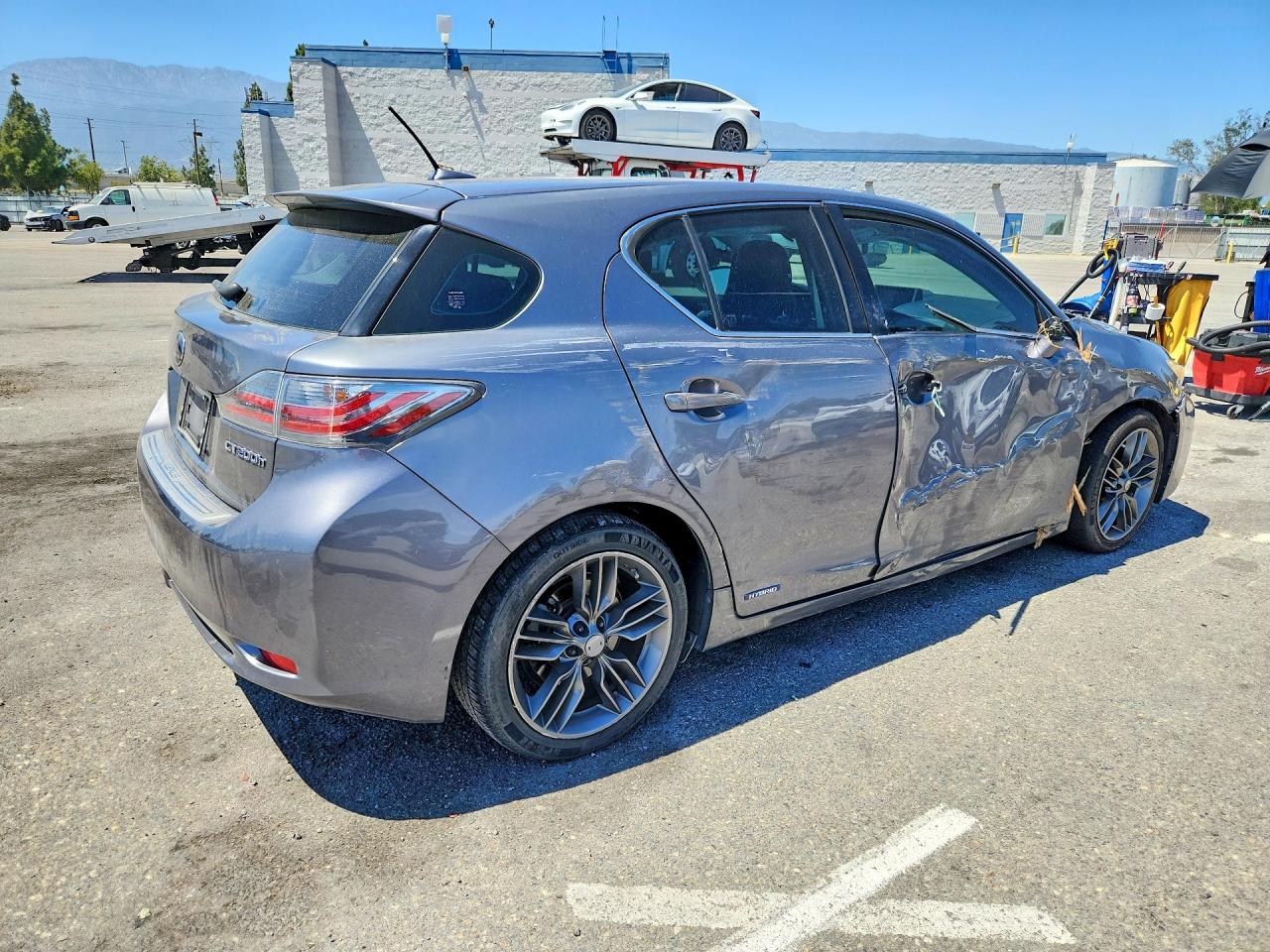 2013 Lexus Ct 200 Gray vin: JTHKD5BH5D2149588
