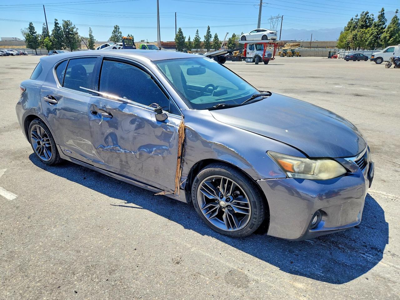 2013 Lexus Ct 200 Gray vin: JTHKD5BH5D2149588