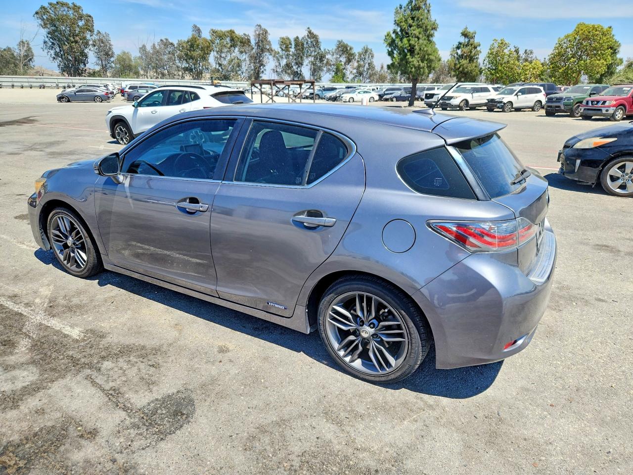 2013 Lexus Ct 200 Gray vin: JTHKD5BH5D2149588