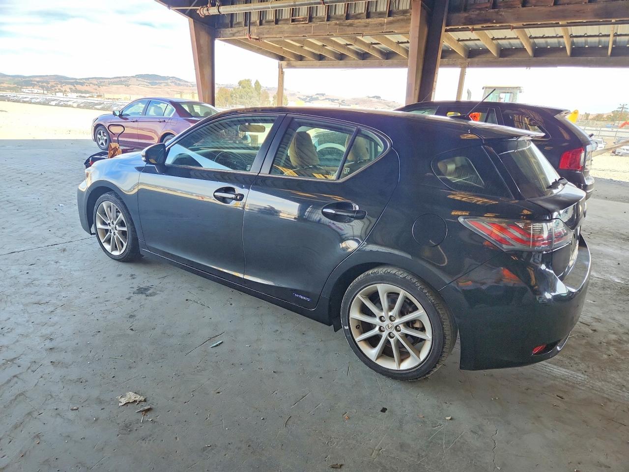 2013 Lexus Ct 200 Black vin: JTHKD5BH5D2171624