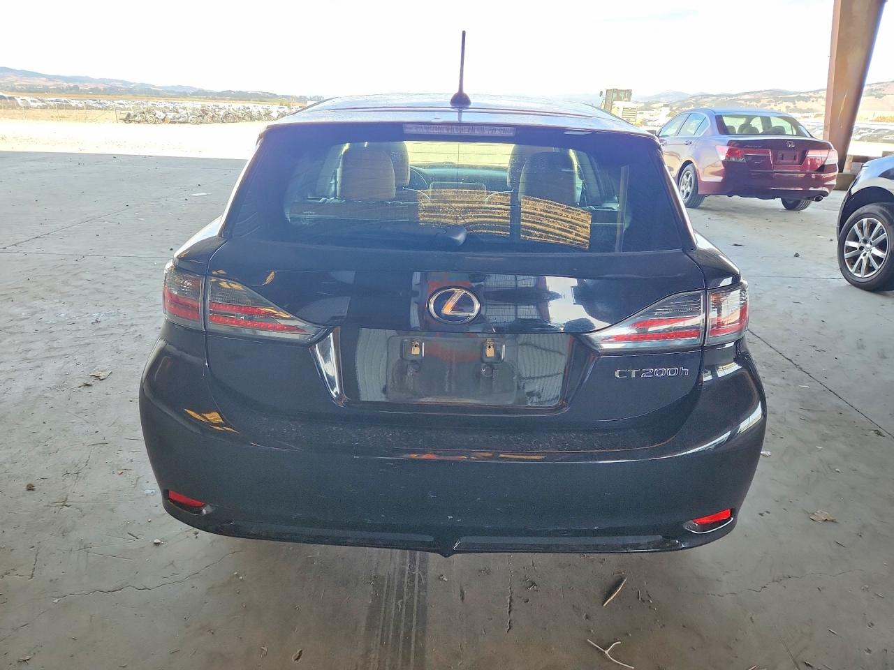 2013 Lexus Ct 200 Black vin: JTHKD5BH5D2171624
