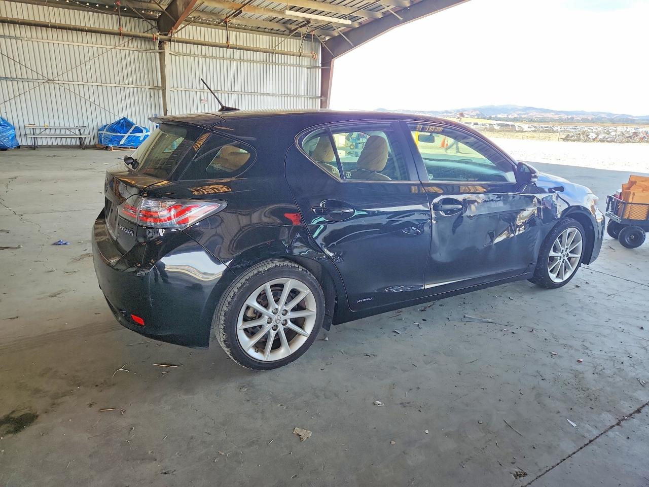 2013 Lexus Ct 200 Black vin: JTHKD5BH5D2171624