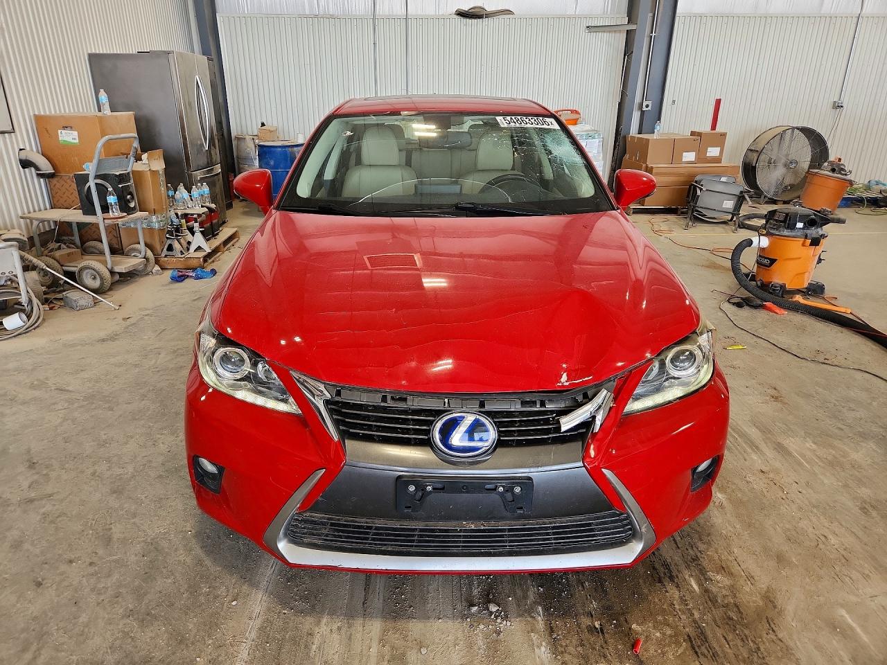 2014 Lexus Ct 200 Red vin: JTHKD5BH5E2178543