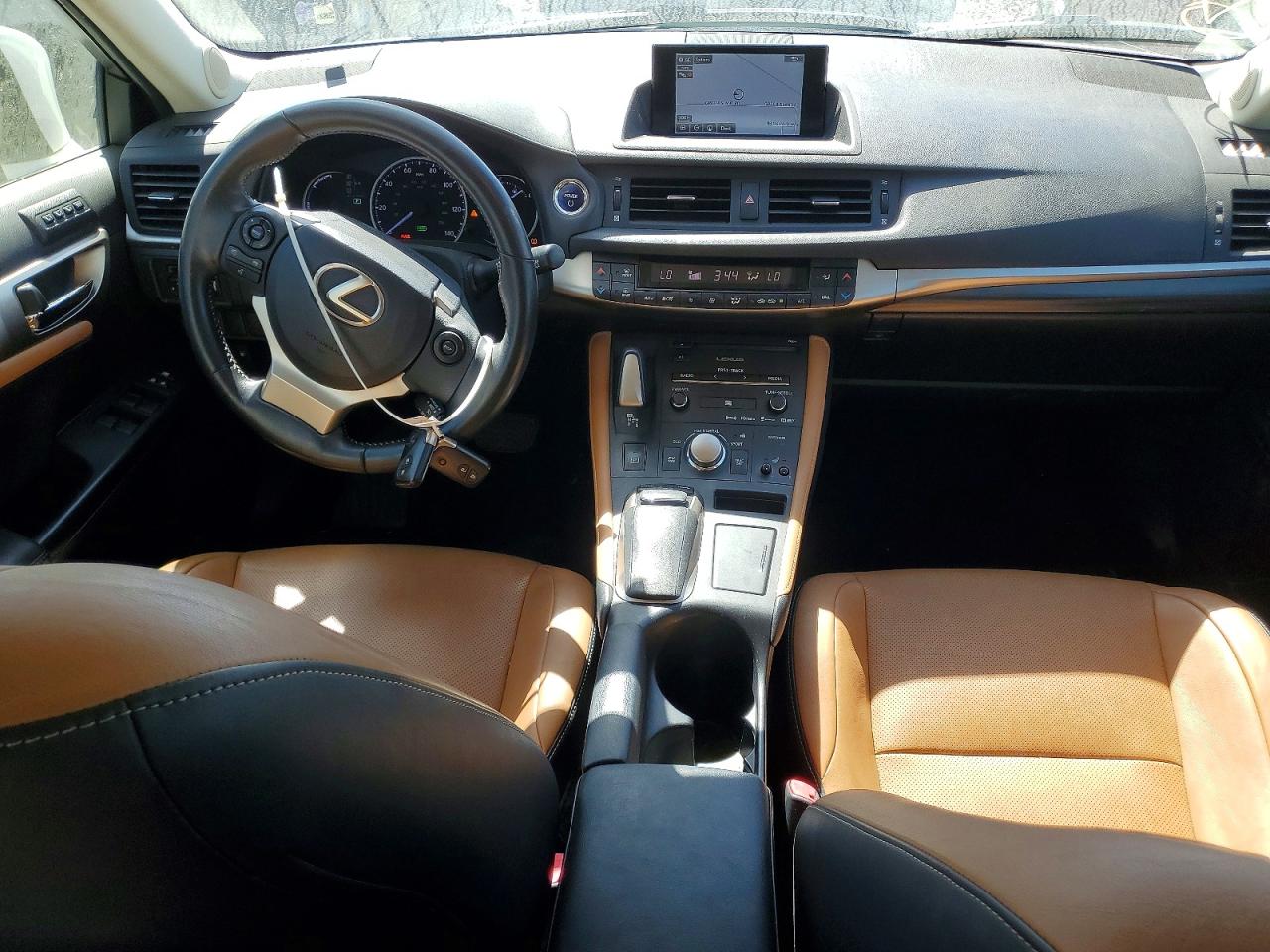 2014 Lexus Ct 200 White vin: JTHKD5BH5E2178946