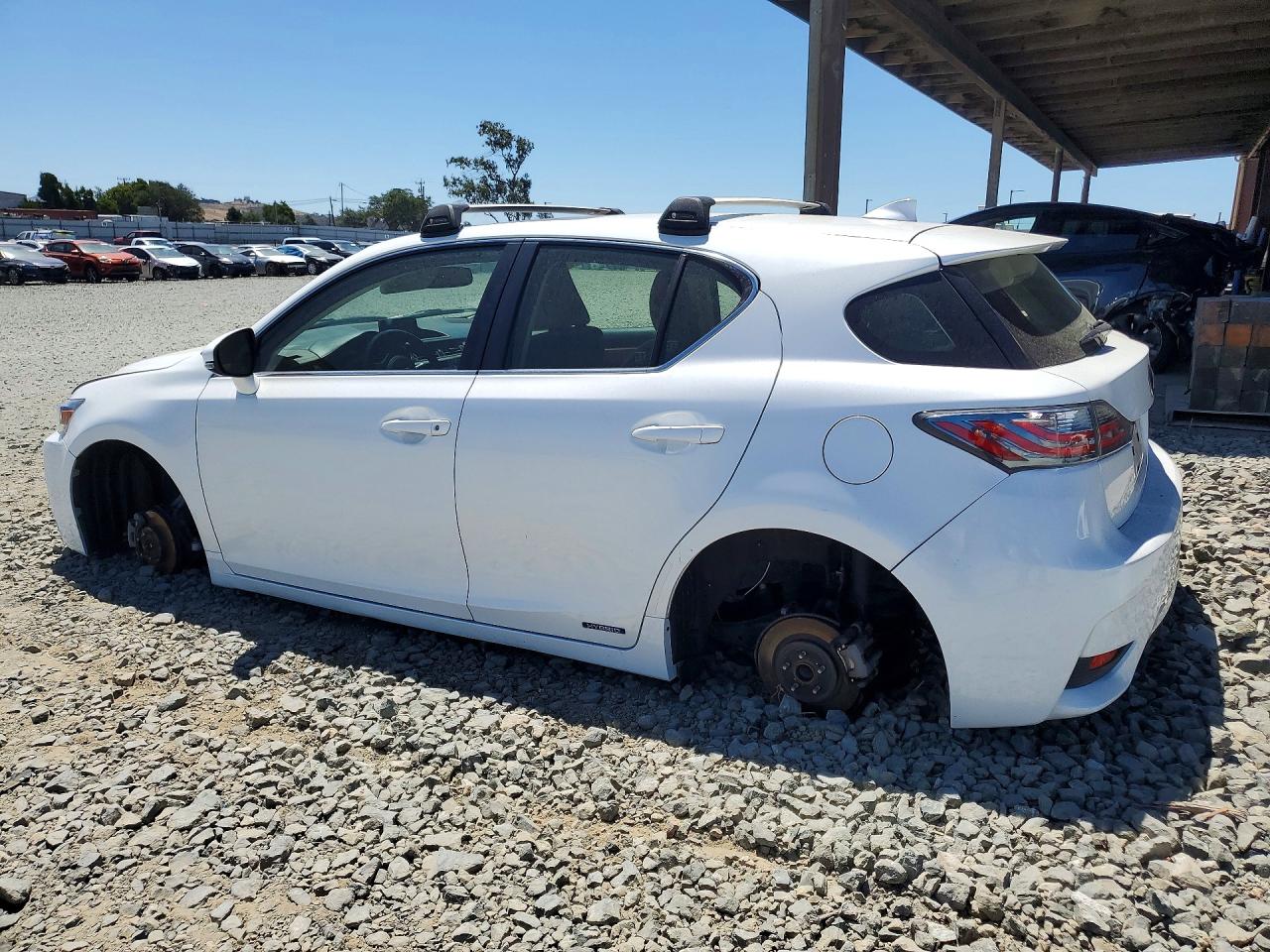 2014 Lexus Ct 200 White vin: JTHKD5BH5E2178946