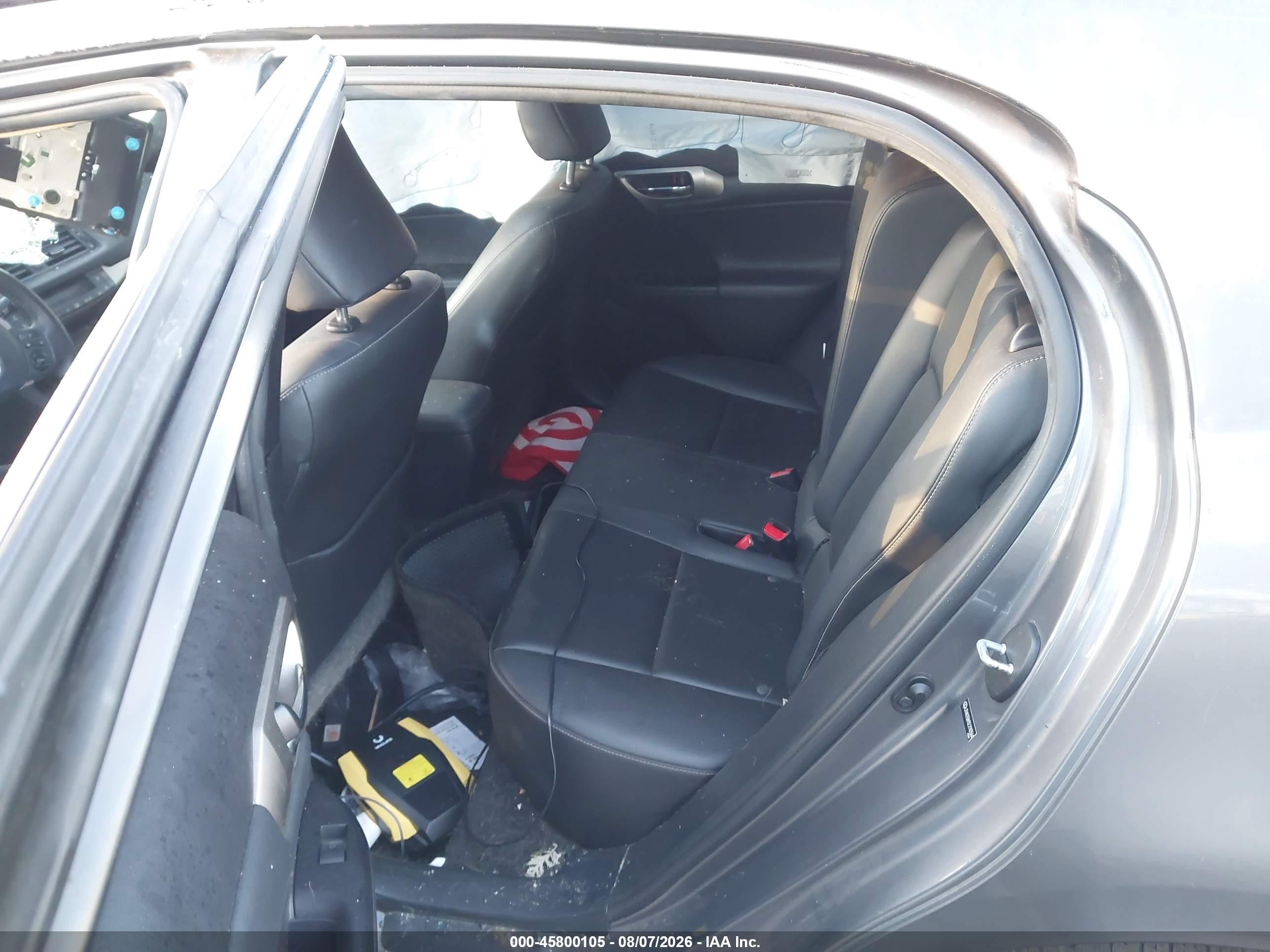 2014 Lexus Ct 200h Gray vin: JTHKD5BH5E2183564
