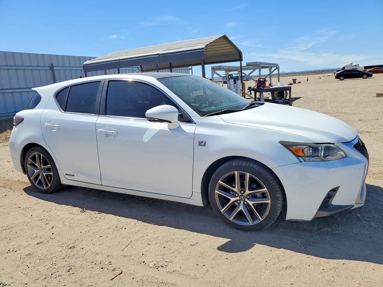 2014 Lexus Ct 200 White vin: JTHKD5BH5E2199540