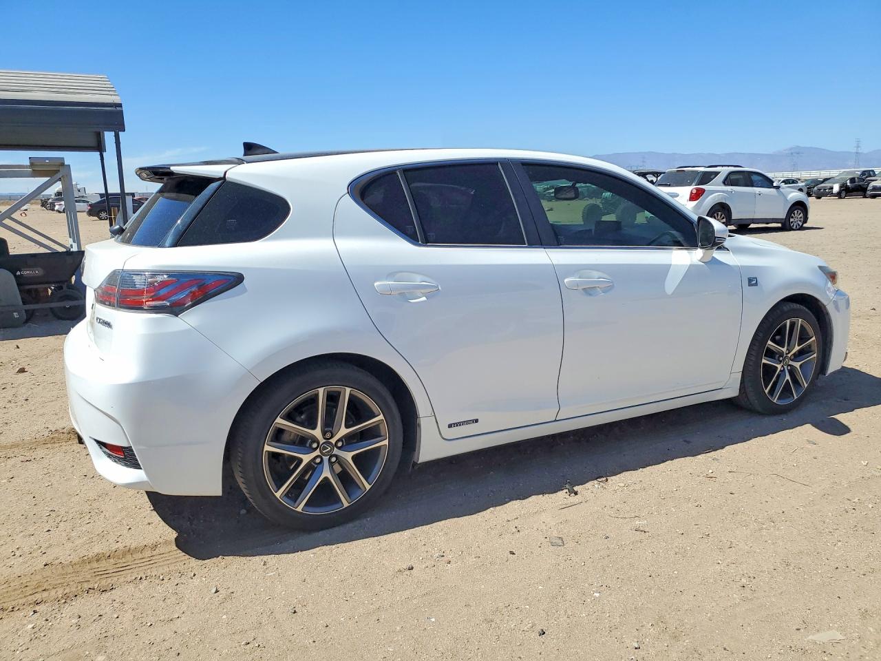 2014 Lexus Ct 200 White vin: JTHKD5BH5E2199540