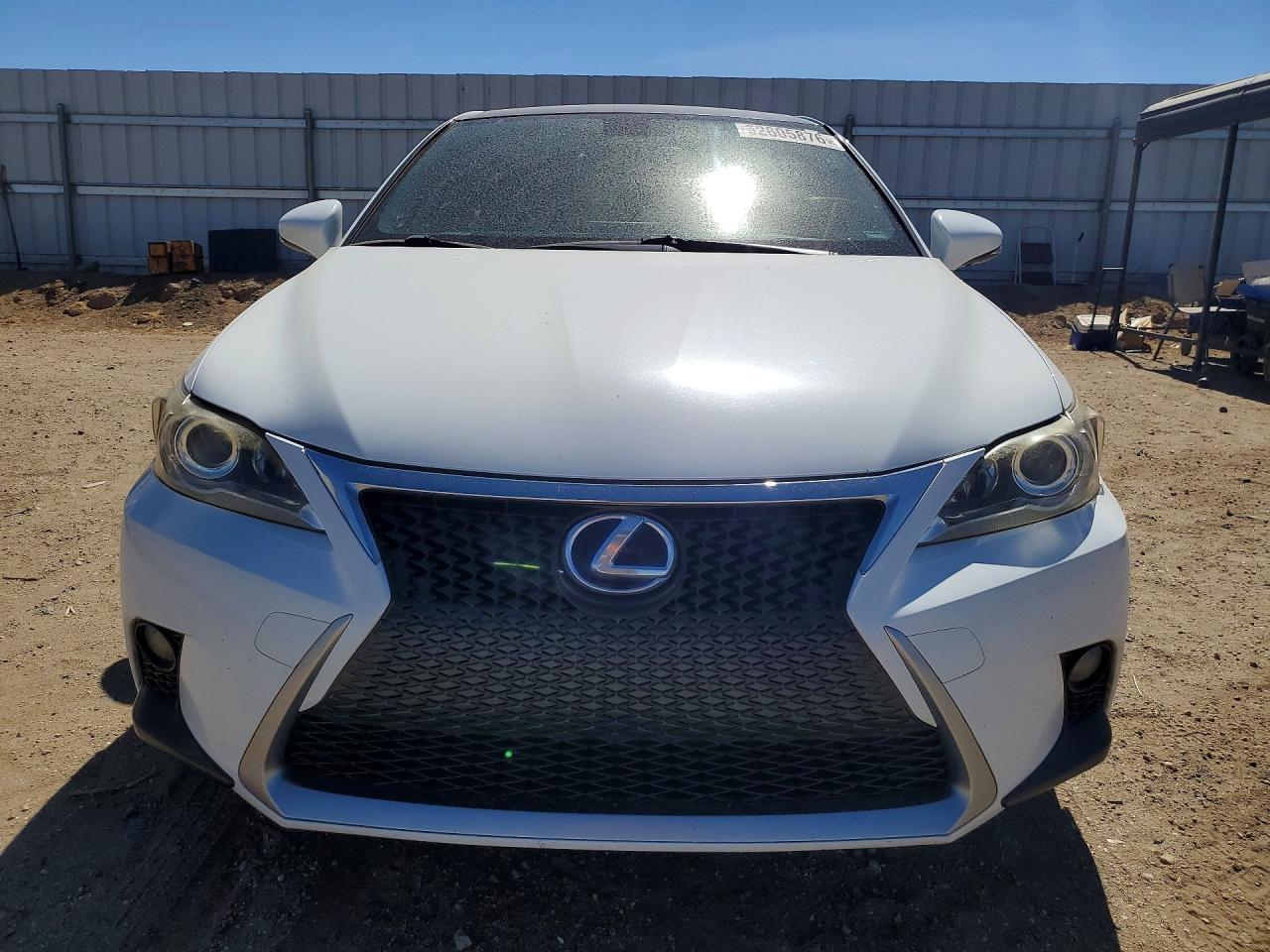 2014 Lexus Ct 200 White vin: JTHKD5BH5E2199540